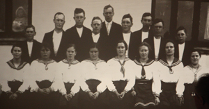 Kvindeholdet i gymnastikforeningen kvindeholdet